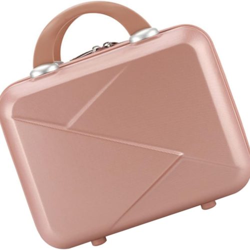 Cosmetic Storage Bag 14-inch Portable Makeup Suitcase for Women Easy to Clean And