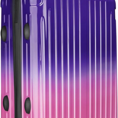 Checked Luggage, 24 Inch Hardside Suitcase, Lightweight Hardshell with , Large Suitcase with Spinner Wheels