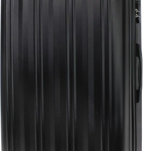 Hardside Lightweight Expandable Spinner Suitcase Luggage, Black, 29-inch
