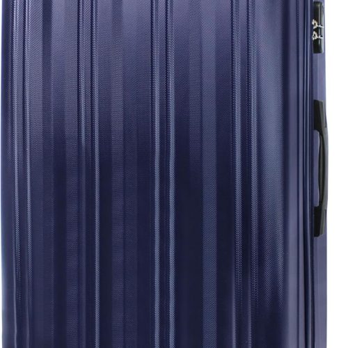 Hardside Lightweight Expandable Spinner Suitcase Luggage, Navy, 29-inch